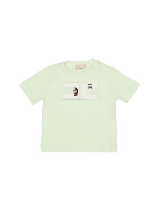 T-shirt, bambina, logata. ELISABETTA FRANCHI | EGTS090 0 JE0061056